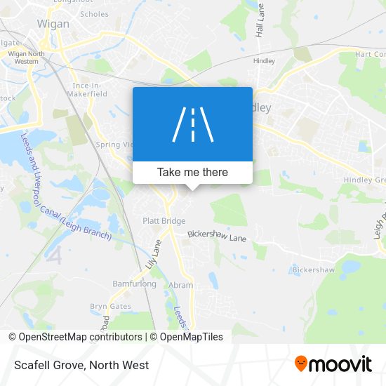 Scafell Grove map