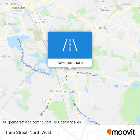 Tram Street map