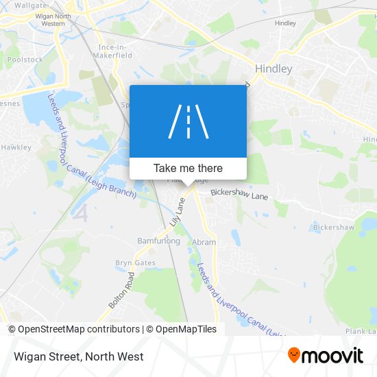 Wigan Street map