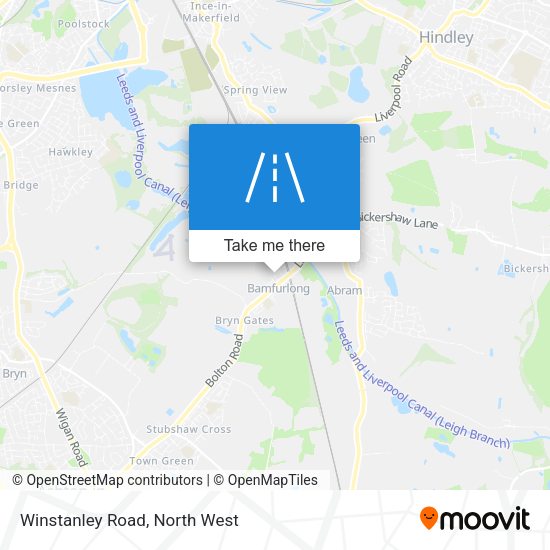 Winstanley Road map