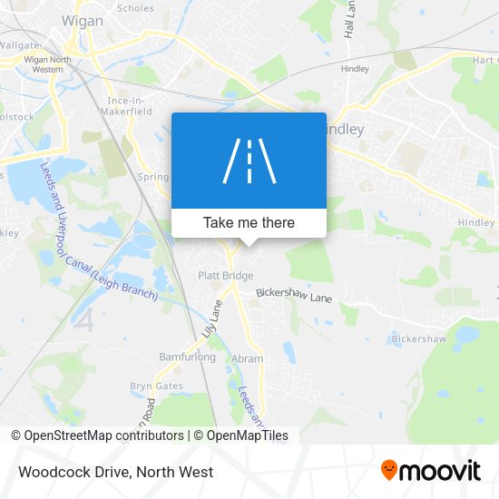 Woodcock Drive map