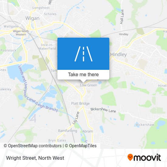 Wright Street map