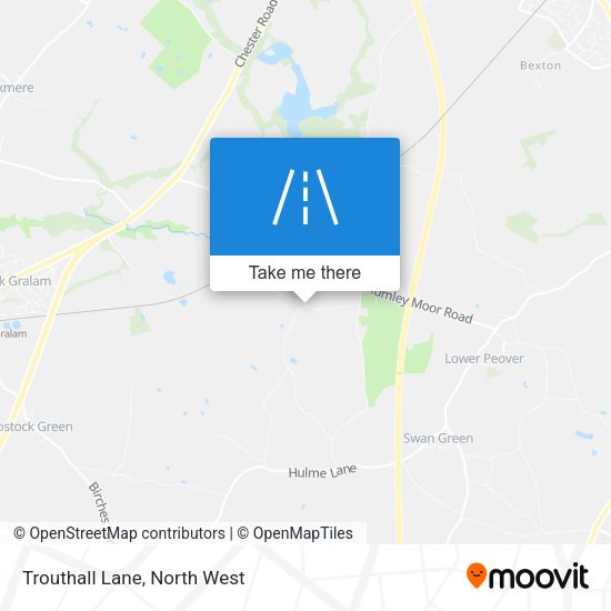 Trouthall Lane map