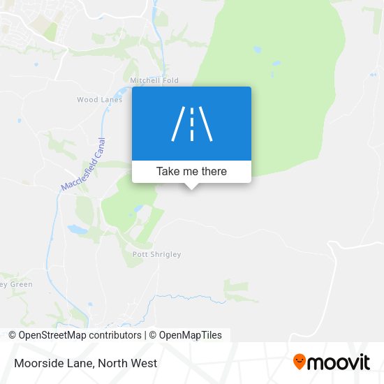 Moorside Lane map