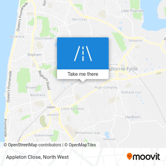 Appleton Close map