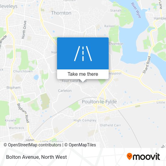 Bolton Avenue map