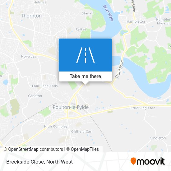 Breckside Close map