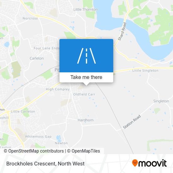 Brockholes Crescent map