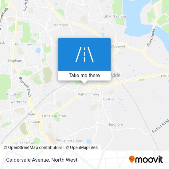 Caldervale Avenue map