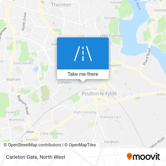 Carleton Gate map