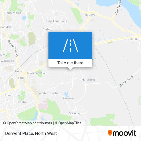 Derwent Place map