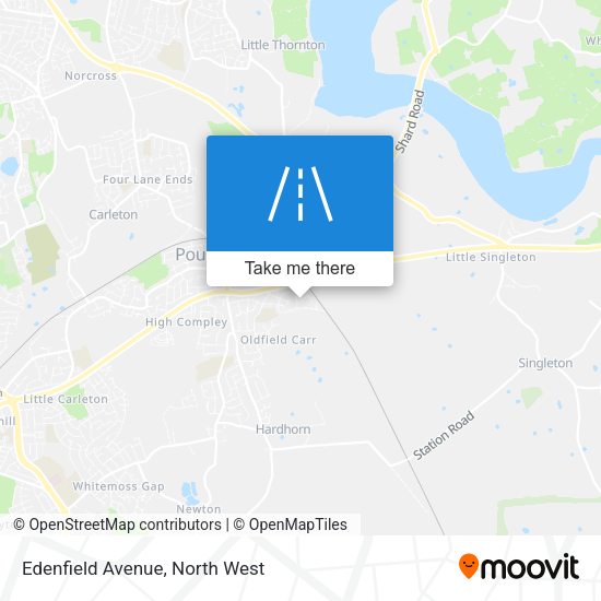 Edenfield Avenue map