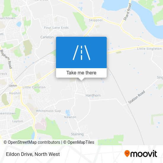 Eildon Drive map