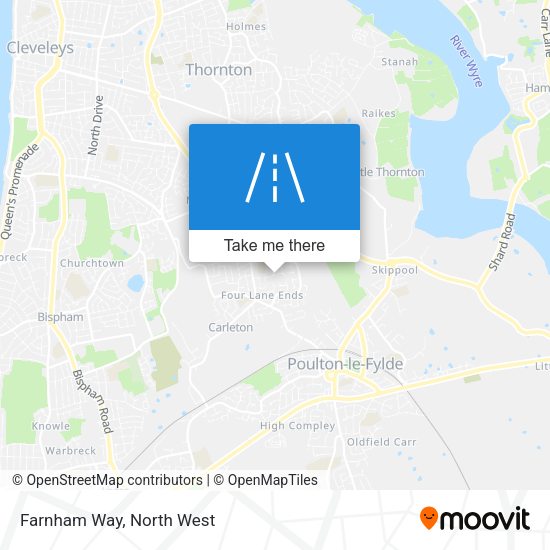 Farnham Way map