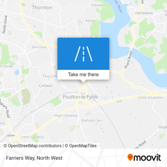 Farriers Way map