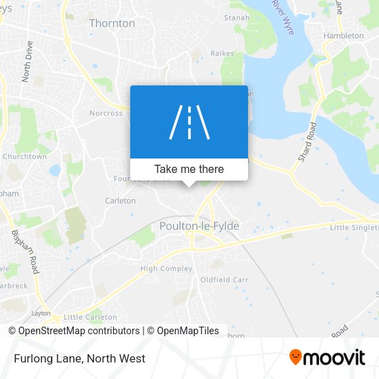 Furlong Lane map