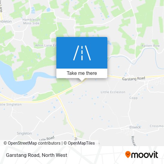 Garstang Road map