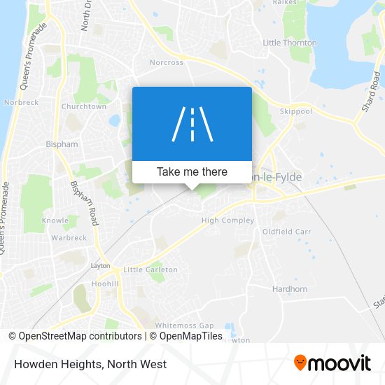 Howden Heights map