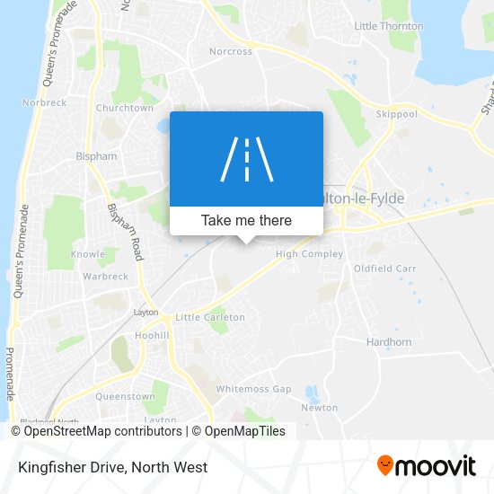 Kingfisher Drive map