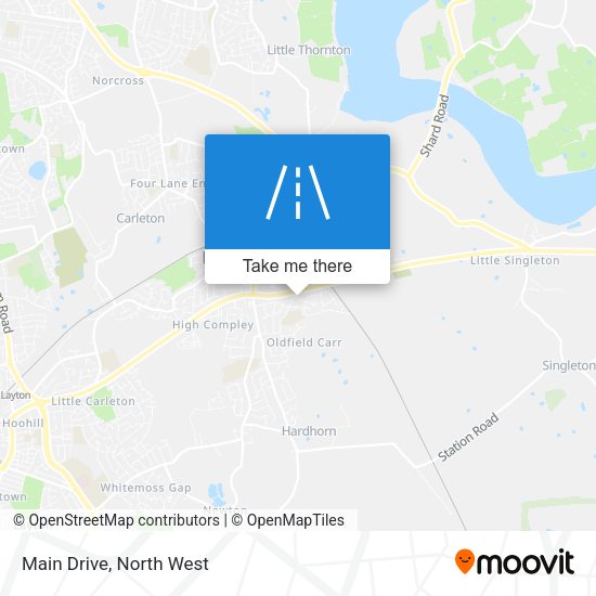 Main Drive map