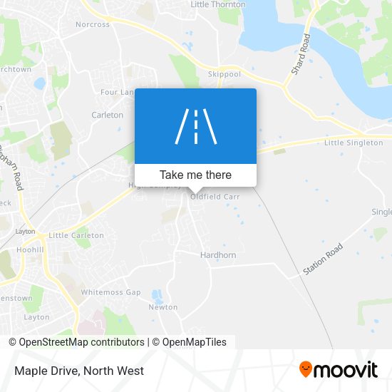 Maple Drive map