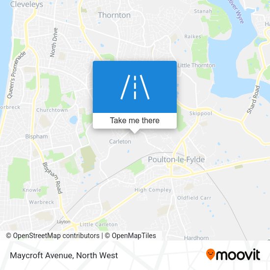Maycroft Avenue map