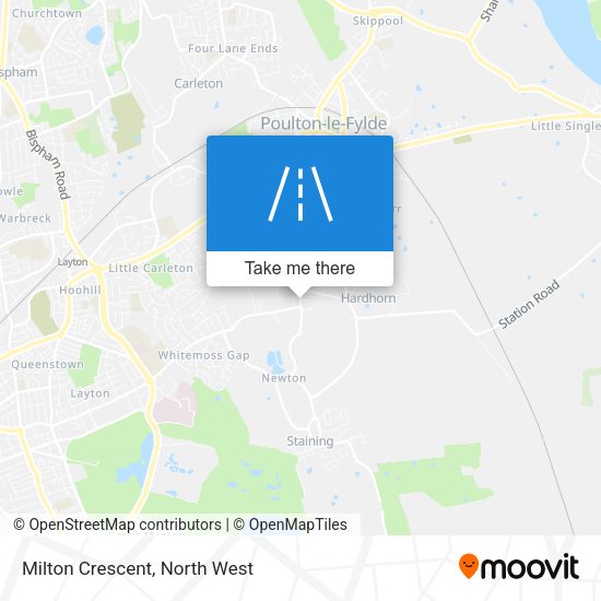 Milton Crescent map