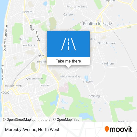 Moresby Avenue map