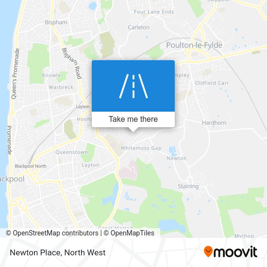 Newton Place map