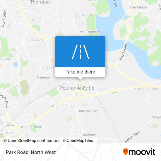 Park Road map