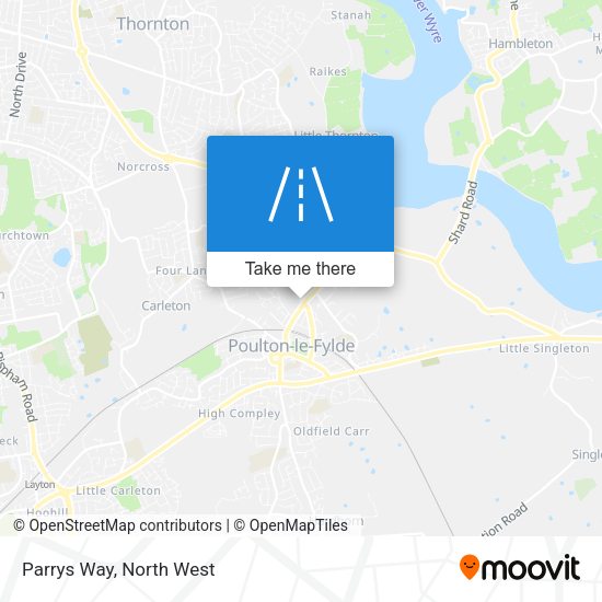 Parrys Way map