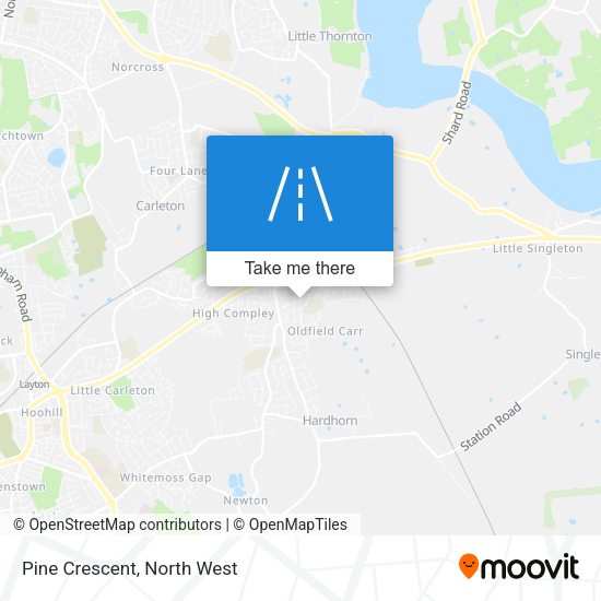 Pine Crescent map