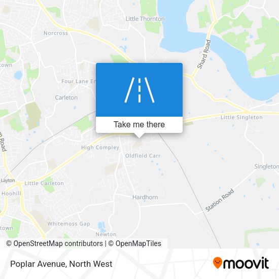 Poplar Avenue map