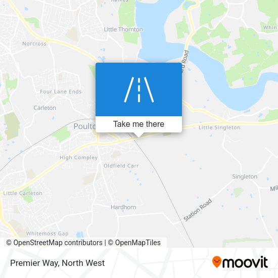 Premier Way map