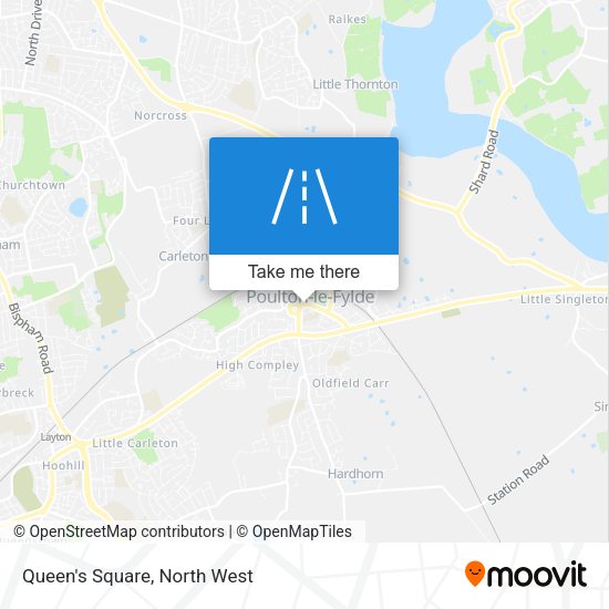 Queen's Square map
