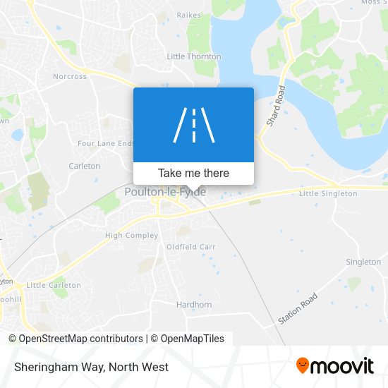 Sheringham Way map