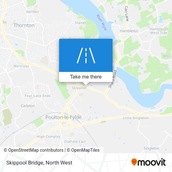 Skippool Bridge map