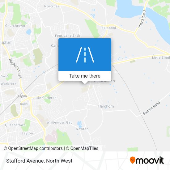 Stafford Avenue map