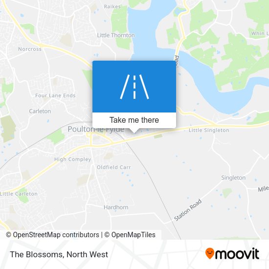 The Blossoms map