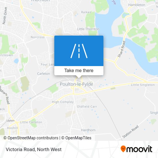 Victoria Road map