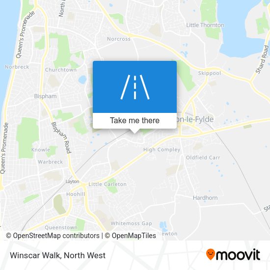 Winscar Walk map