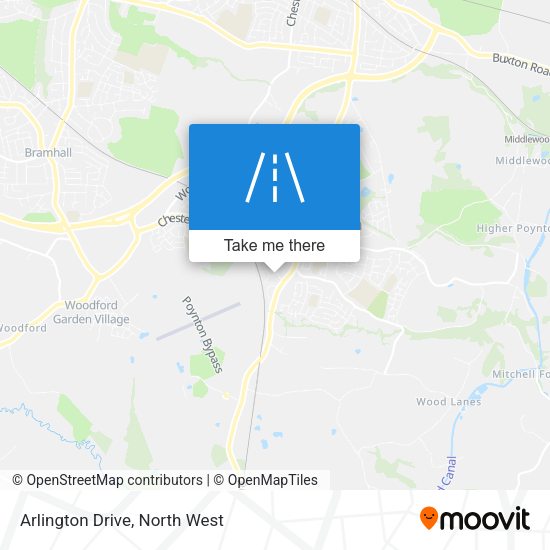 Arlington Drive map
