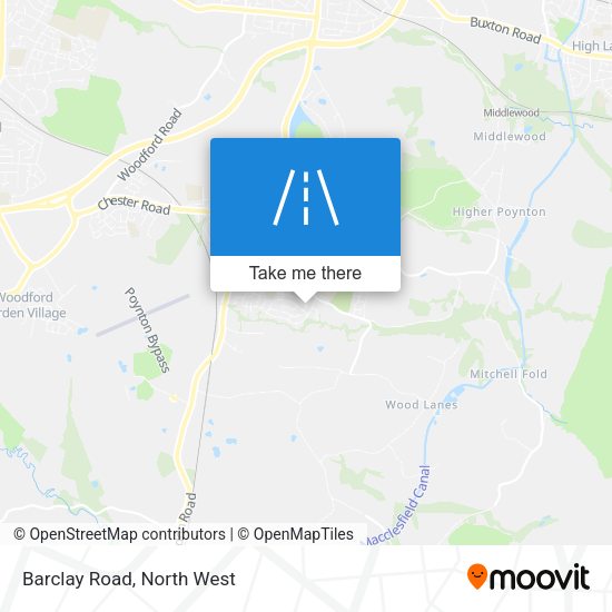 Barclay Road map