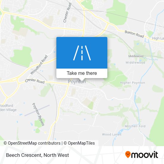 Beech Crescent map