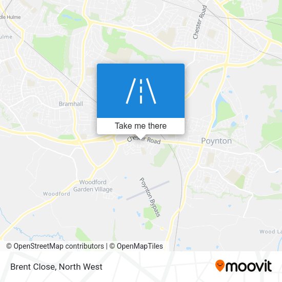 Brent Close map