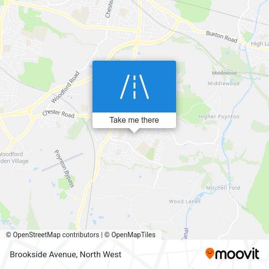 Brookside Avenue map