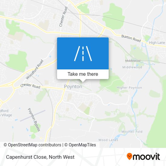 Capenhurst Close map