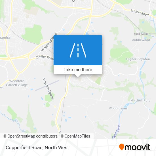 Copperfield Road map