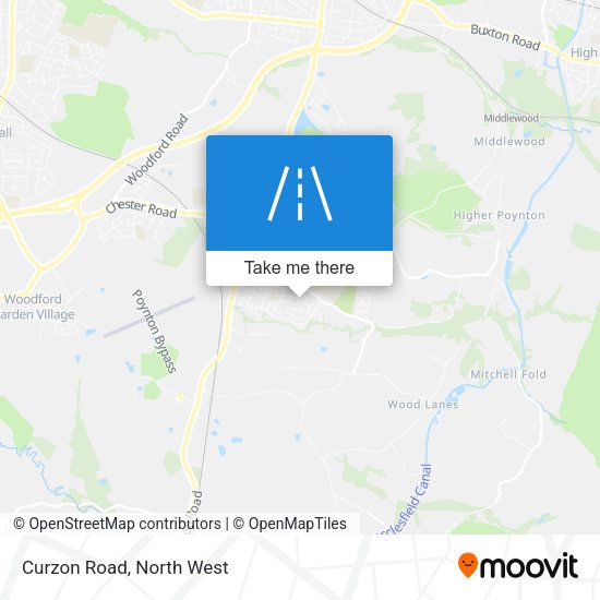 Curzon Road map