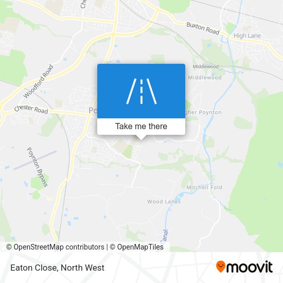 Eaton Close map